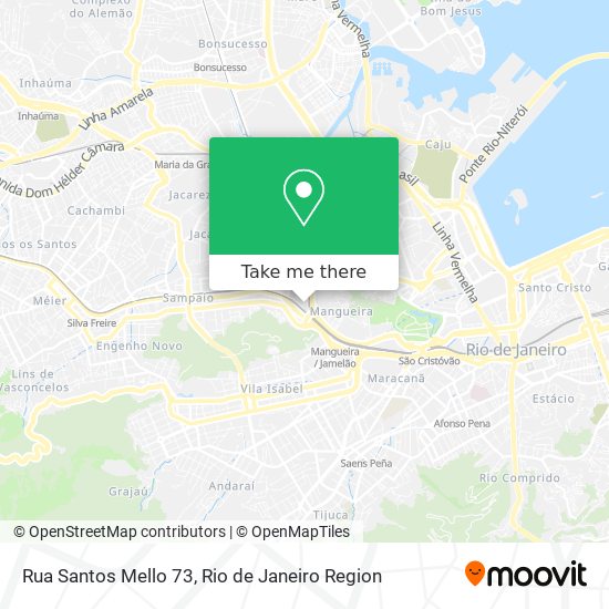 Mapa Rua Santos Mello 73