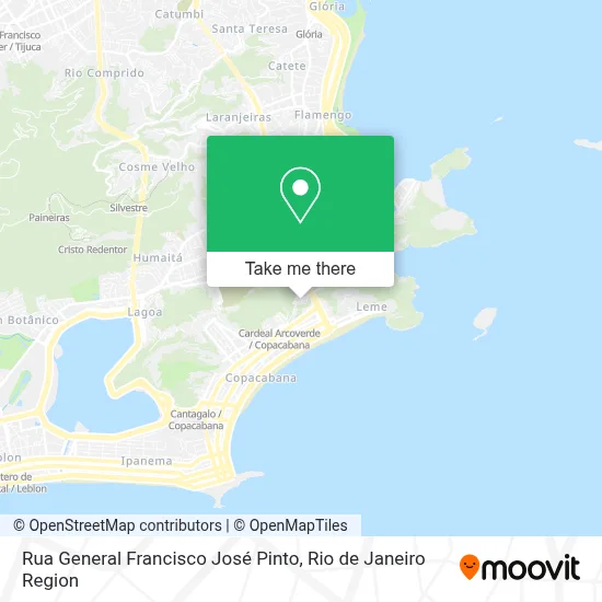 Rua General Francisco José Pinto map