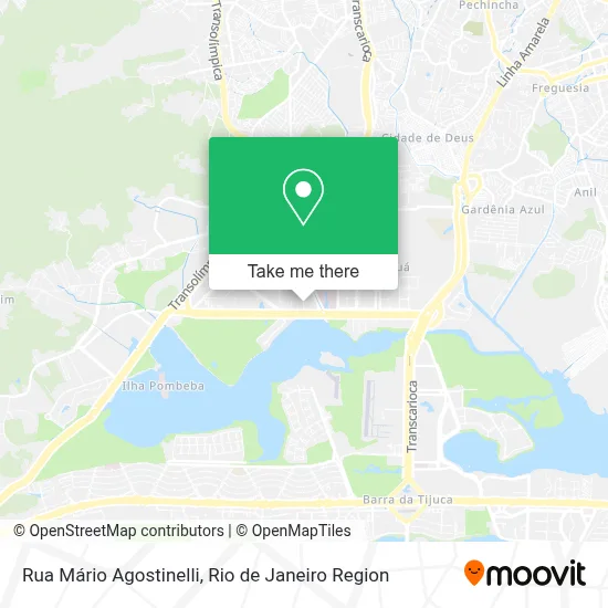 Rua Mário Agostinelli map