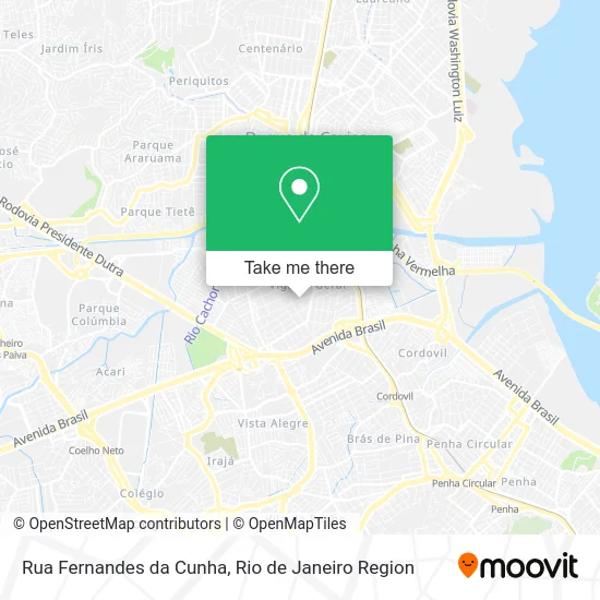Rua Fernandes da Cunha map