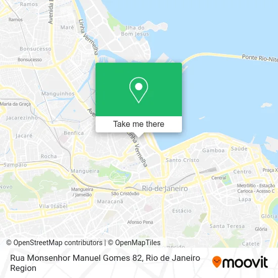 Rua Monsenhor Manuel Gomes 82 map