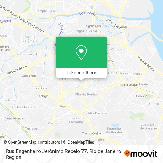 Rua Engenheiro Jerônimo Rebelo 77 map