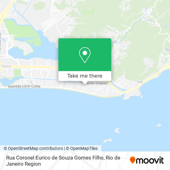 Mapa Rua Coronel Euríco de Souza Gomes Filho