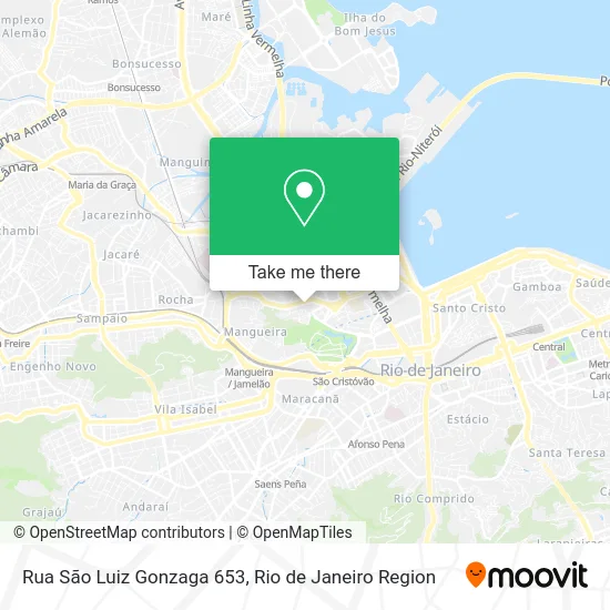 Rua São Luiz Gonzaga 653 map