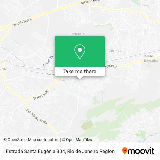 Estrada Santa Eugênia 804 map