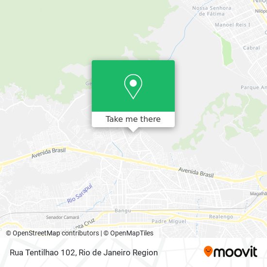 Rua Tentilhao 102 map