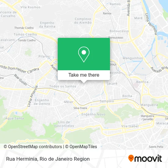 Rua Herminia map