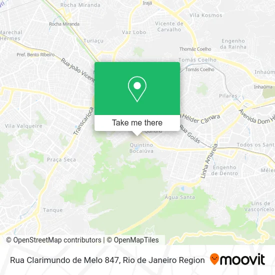 Rua Clarimundo de Melo 847 map