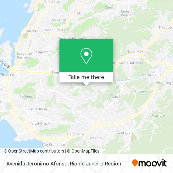 Avenida Jerônimo Afonso map