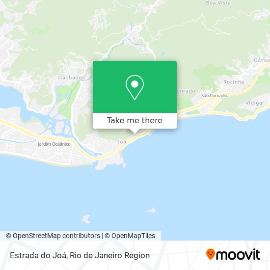 Estrada do Joá map