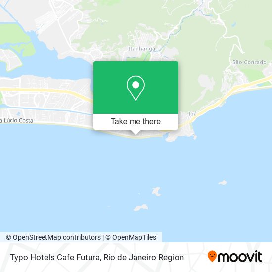 Mapa Typo Hotels Cafe Futura