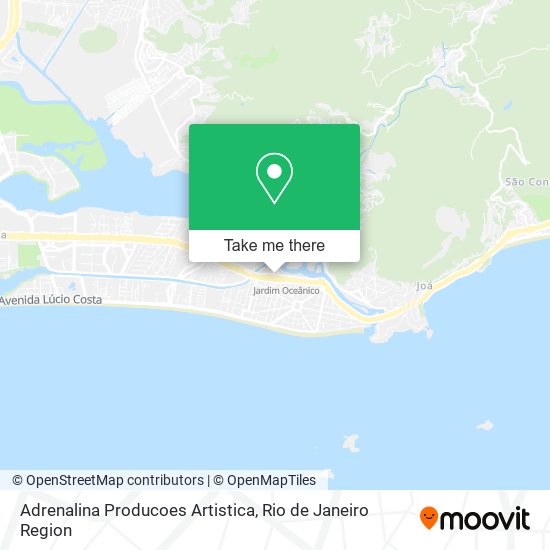 Mapa Adrenalina Producoes Artistica