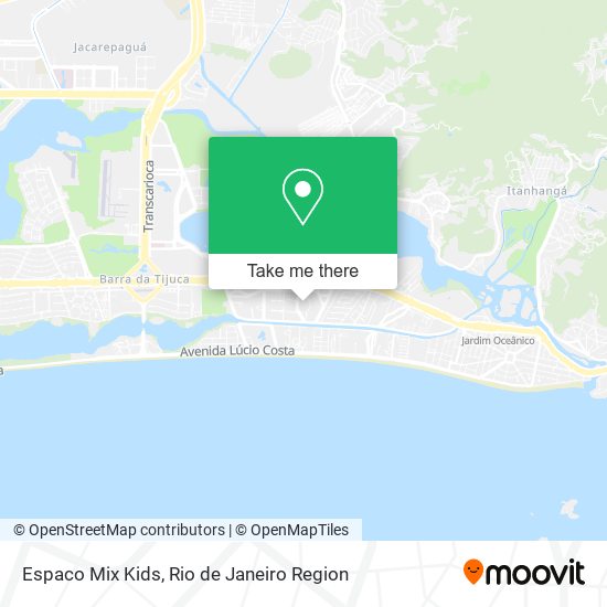 Espaco Mix Kids map