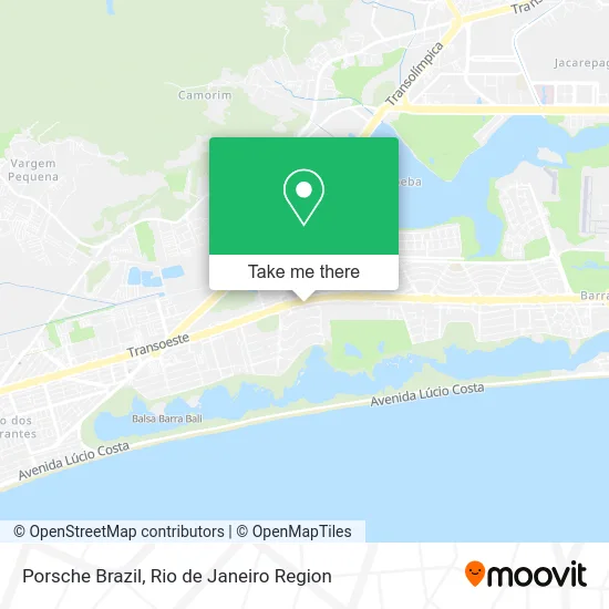 Porsche Brazil map