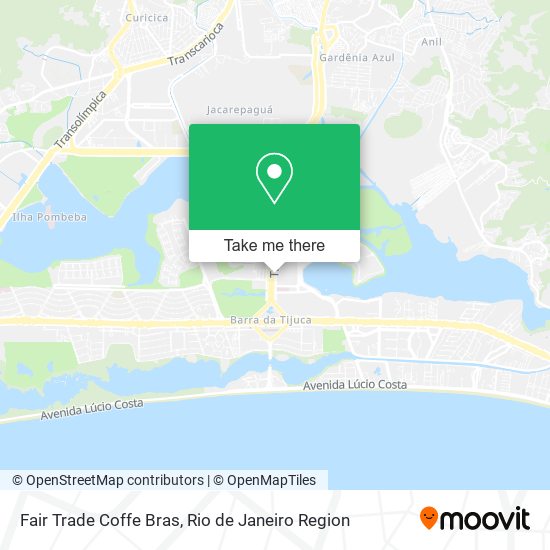 Fair Trade Coffe Bras map