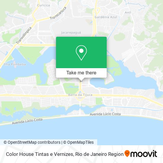 Mapa Color House Tintas e Vernizes