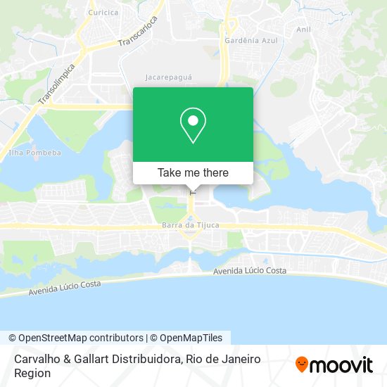 Carvalho & Gallart Distribuidora map