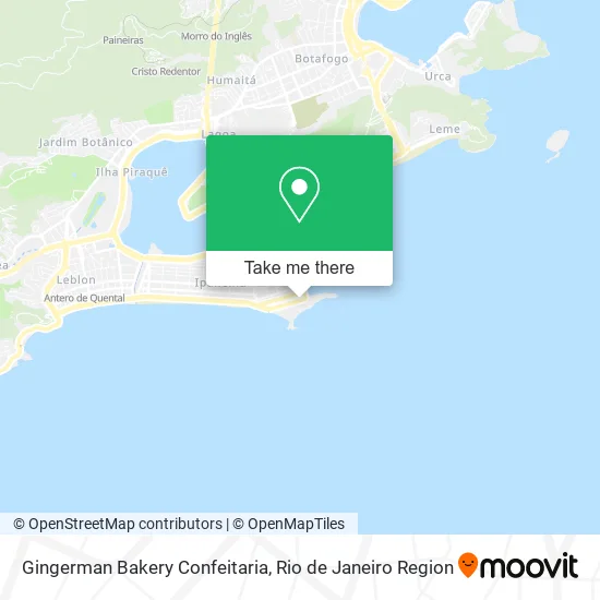 Gingerman Bakery Confeitaria map