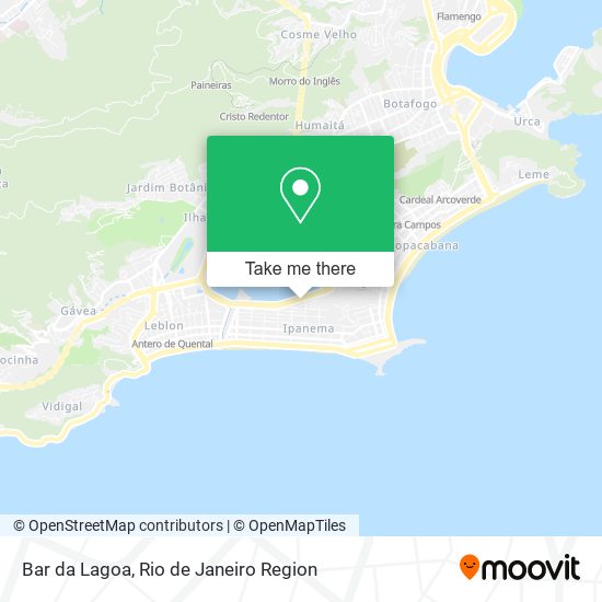 Bar da Lagoa map