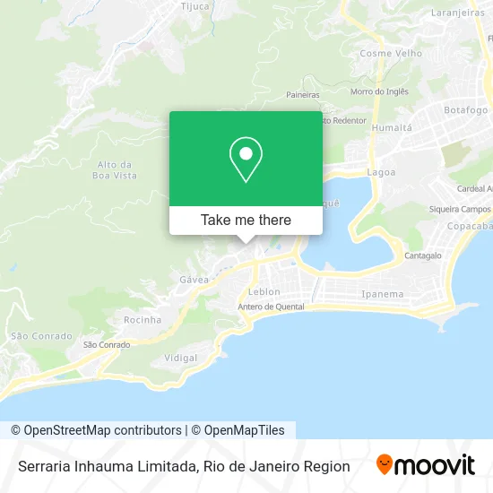 Serraria Inhauma Limitada map