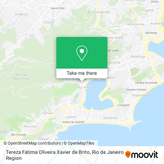 Tereza Fátima Oliveira Xavier de Brito map