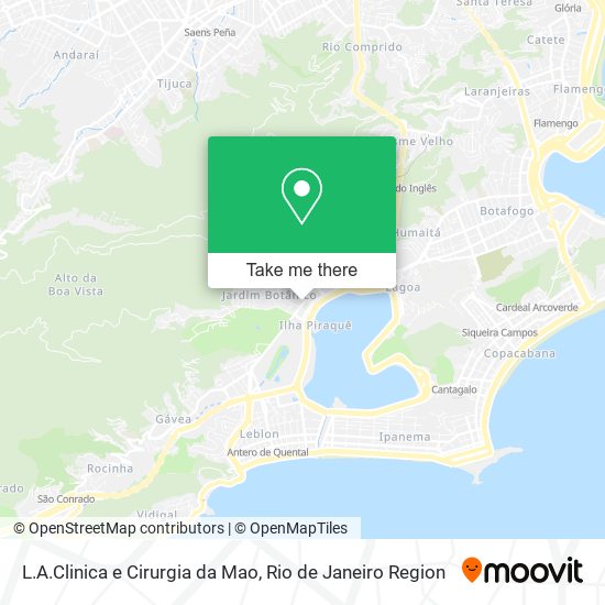 L.A.Clinica e Cirurgia da Mao map