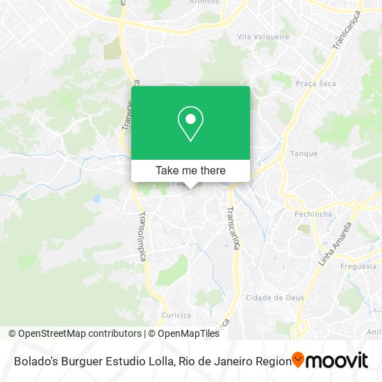 Bolado's Burguer Estudio Lolla map