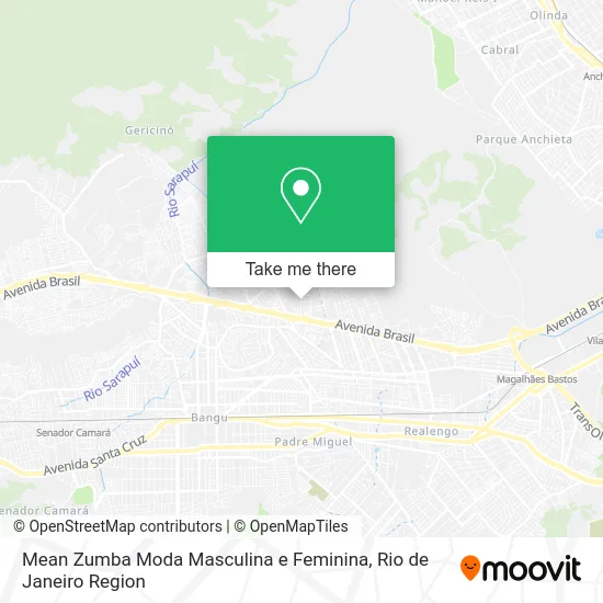 Mean Zumba Moda Masculina e Feminina map