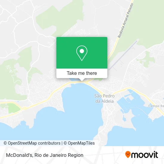 McDonald's map