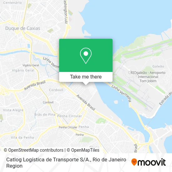 Catlog Logística de Transporte S / A. map