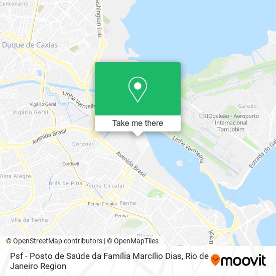 Psf - Posto de Saúde da Família Marcílio Dias map