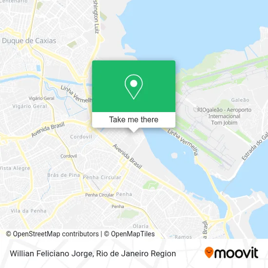 Willian Feliciano Jorge map