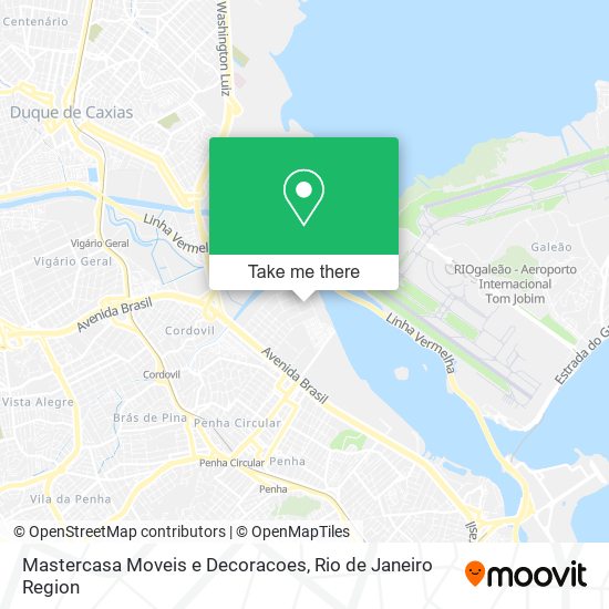 Mastercasa Moveis e Decoracoes map