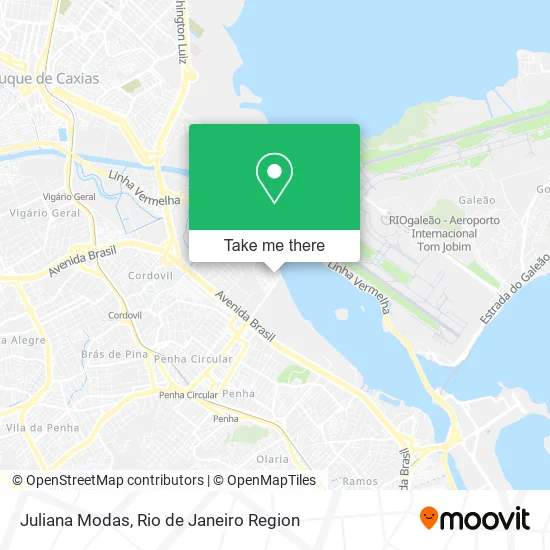 Juliana Modas map