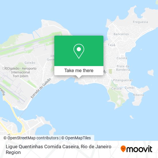 Ligue Quentinhas Comida Caseira map