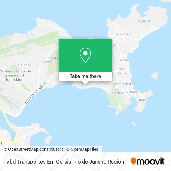 Vbd Transportes Em Gerais map