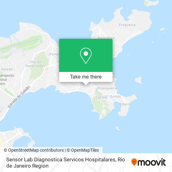 Mapa Sensor Lab Diagnostica Servicos Hospitalares