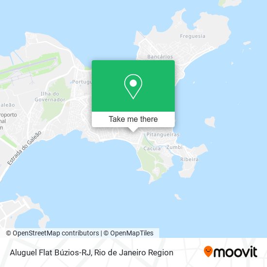 Aluguel Flat Búzios-RJ map