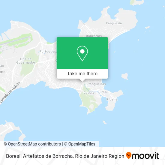 Boreall Artefatos de Borracha map