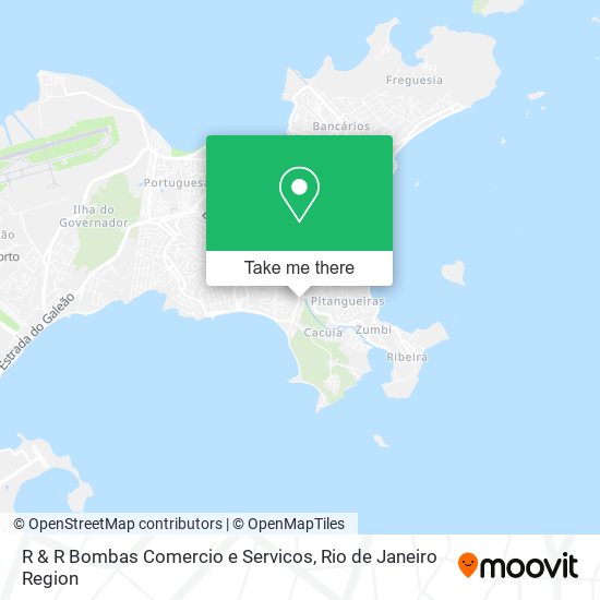 Mapa R & R Bombas Comercio e Servicos