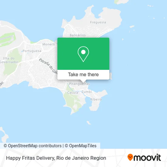 Happy Fritas Delivery map