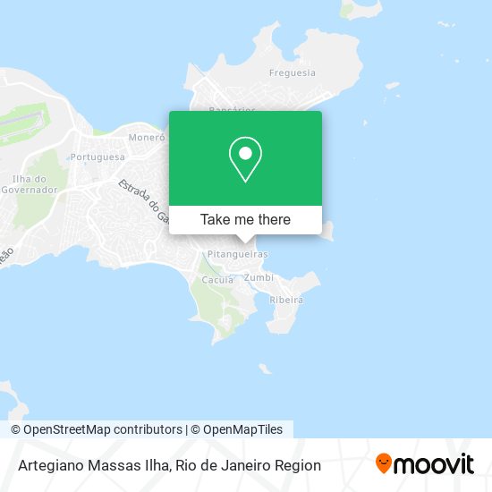 Artegiano Massas Ilha map