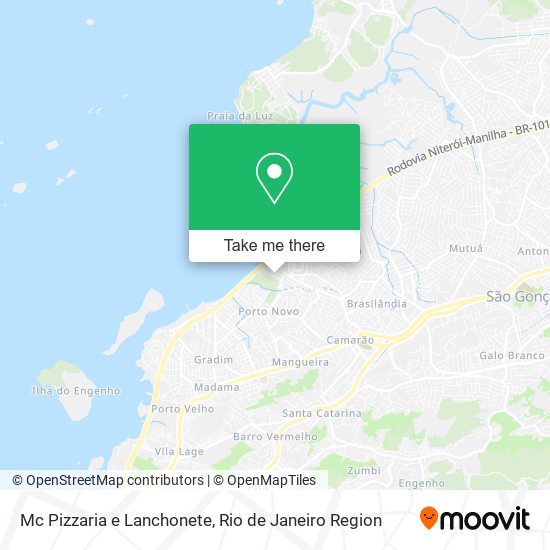 Mc Pizzaria e Lanchonete map