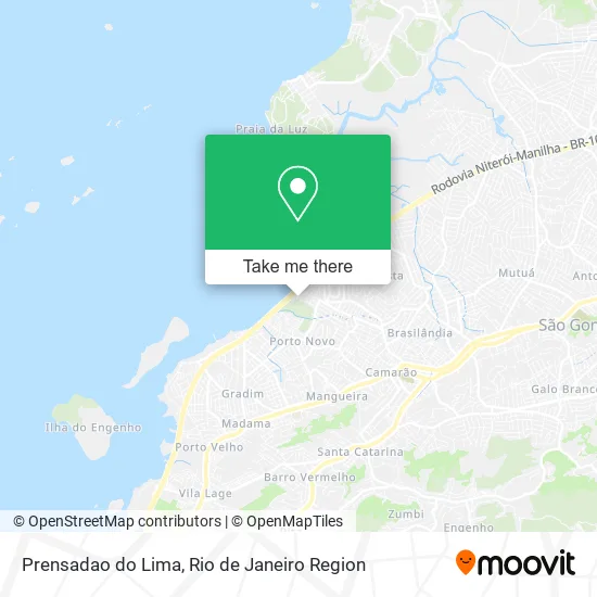 Prensadao do Lima map