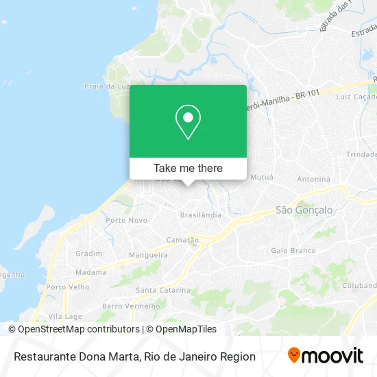 Restaurante Dona Marta map