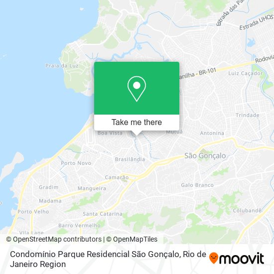 Condomínio Parque Residencial São Gonçalo map