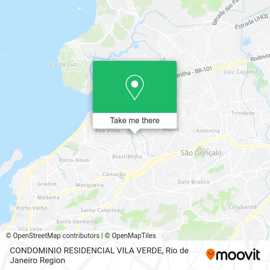 CONDOMINIO RESIDENCIAL VILA VERDE map
