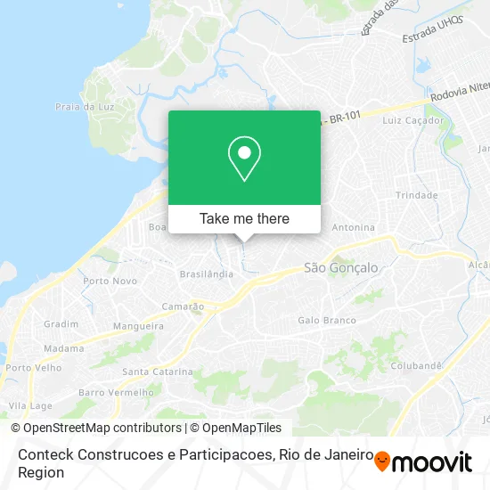 Conteck Construcoes e Participacoes map