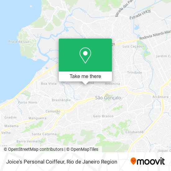 Joice's Personal Coiffeur map