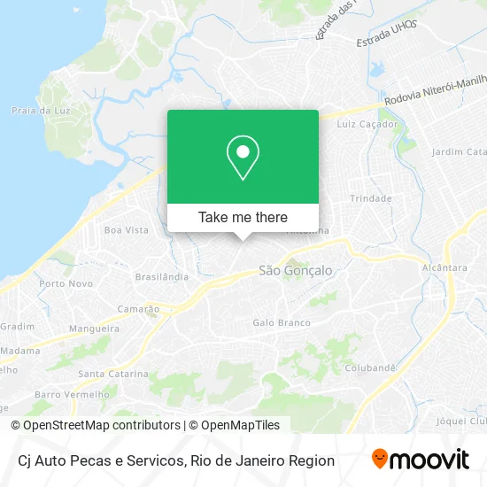 Cj Auto Pecas e Servicos map